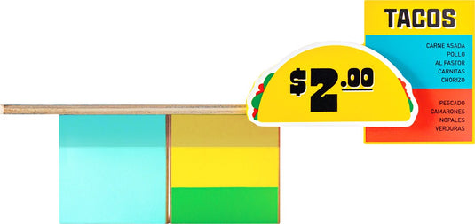 Candylab toys candylab houten die-cast speelgoedauto - taco shack - candycar world