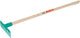 Klein toys bosch tuin speelgoedhark - 15x7x73 cm - incl. houten steel en ophangoog - groen