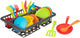 Toi-toys home food afwasrek met bestek en pannen, 27dlg.