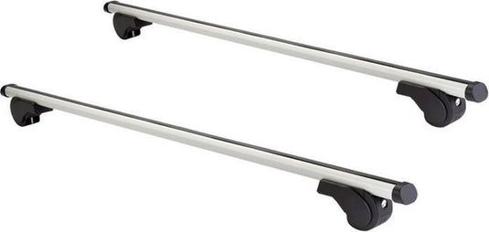 Twinny load twinny load dakdragerset aluminium a01 – 100 kg draagvermogen – lichtgewicht aluminium – voor auto’s met dakreling