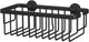 Tesa doucherek aluxx black matzwart badkamer zelfklevend zonder boren – 92x250x125mm