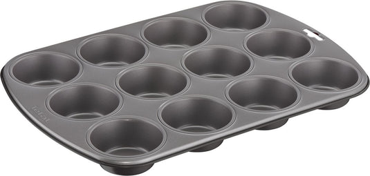 Tefal delice muffinvorm - bakvorm - 12 stuks - non-stick coating - pfas-vrij - voor muffins