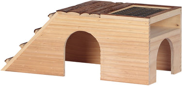 Duvo knaagdierenhuis - houten garden house - afmetingen: 48x22x20cm
