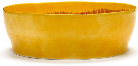 Serax - ottolenghi feast - saladeschaal - geel rood - 28 ø