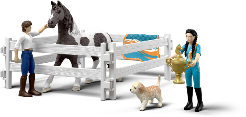Load image into Gallery viewer, Schleich horse club kim's voltigeset 42799
