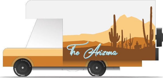 Candylab toys candycar world: arizona rv (azy68) 10,2x4,8x5,1cm, wooden diecast, in giftbox, 3+