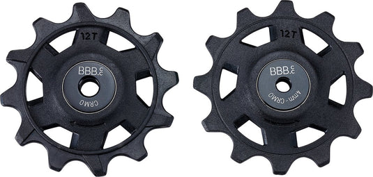 Bbb cycling derailleurwieltjes sram - 12-speed derailleur wieltjes - sram 12-speed road (non-xplr) - duurzaam - zwart - 12t - rollerboys 12t sr bdp-10