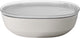 Mepal serveerschaal met deksel silueta - 4000 ml - saladeschaal - nordic white