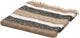 Woood beek plaid - katoen - zwart naturel - 130x170x1