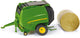 Siku 2465, john deere 990 balenpers, 1:32, metaal kunststof, groen, zijkanten en laadklep kunnen open
