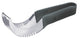 Westmark meloensnijder en serveertang, haakvormig snijmes, lemmetlengte: 11 cm, roestvrij staal kunststof, hook, zwart zilver, 51582260