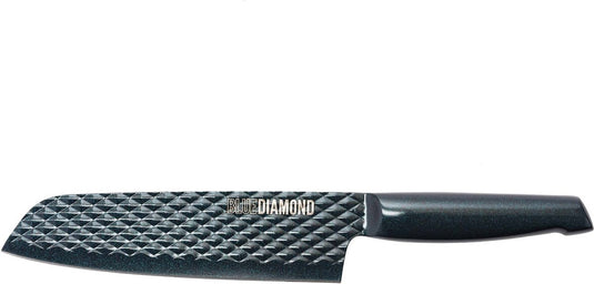 Blue diamond santoku mes - 18 cm - 100 staal - antikleef - vaatwasbestendig