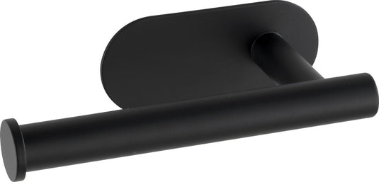 Wenko turbo-loc® toiletrolhouder orea rvs zwart mat - wc rolhouder - bevestigen zonder boren - zelfklevend - 10 jaar garantie