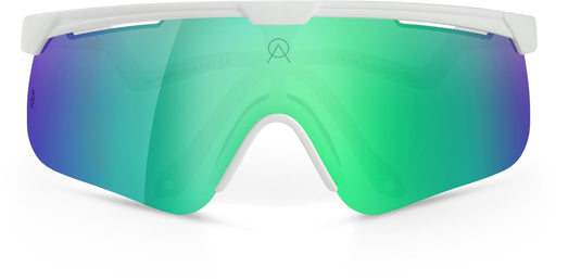 Alba optics fietsbril - delta white vzum f-lens beetle