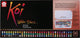 Sakura koi water colors studio set | 96 halve napjes