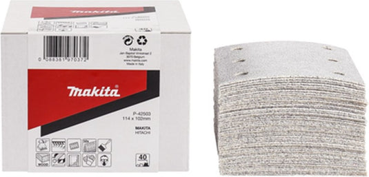 Makita accessoires makita p-42525 schuurvel k80 114x102 wh