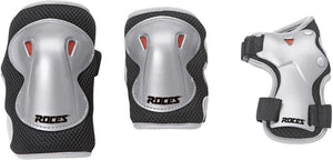 Roces - super skatebescherming 3-pack - kinderbescherming - grijs - maat s