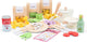 Woet ® houten speelgoed pasta set - 'maak je eigen pasta' speelgoedset - fsc - inclusief ravioli, tagliatelle, farfalle saus - speelgoedeten - rollenspel keukenset - vanaf 3 jaar
