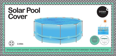 Didak pool solar cover rond - 2,44 m