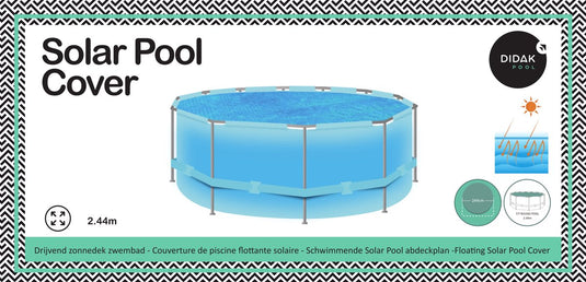 Didak pool solar cover rond - 2,44 m