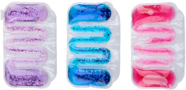 Eddy toys sensorisch speelgoed waterzak - sensory water bag met glitters - fidget speelgoed voor kinderen - stress speelgoed kinderen - knijpspeelgoed - 1 willekeurige set