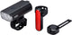 Bbb cycling strikeduo 1400i combo voorlicht achterlicht set - met afstandsbediening– 1400 lumen – usb oplaadbaar – ipx4 regenbestendig – fietsverlichting racefiets mountainbike – bls-275i
