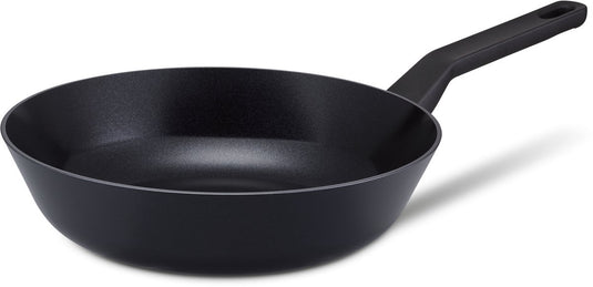 Brabantia onyx r ns wokpan ø 28cm – 100% pfas vrij – inductie geschikt- hittewerende ergonomische greep- keramische anti-aanbaklaag – zwart