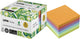 Info notes upm sticky notes - formaat 75 x 75 mm - assorti kleuren - 1 memoblok - in-5654-97ur