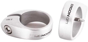 Ergon gp1 fiets handvat vergrendelingsring zilver