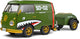 Geen automerk volkswagen kool kombi army fighter solido modelauto 1:18 2023 s1810901 schaalmodel