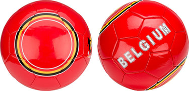 Avento voetbal glossy - euro triumph - rood geel - belgië - maat 5 -⌀ ca. 22 cm