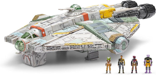 Jazwares star wars- feature vehicle (9 vehicle figure) - the ghost (rebels)
