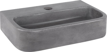 Differnz ovale - fontein beton donkergrijs - 38 x 24 x 8 cm