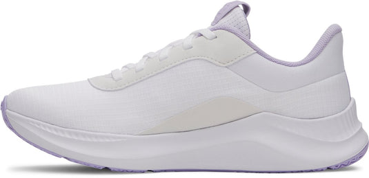 Under armour ua w aurora 3-wht dames sportschoenen - wit - paars crest