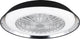 Rl live your light reality varberg - ventilator - zwart - incl. 1x smd 30w