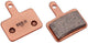Bbb cycling remblokjes fiets - discstop hp sintered - schijfremblokken - compatibel met shimano, tektro en giant schijfremmen - koper - bbs-52s