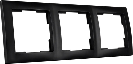 Ion industries afdekraam 3-voudig - e1 mat zwart (80.302.316)