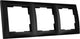 Ion industries afdekraam 3-voudig - e1 mat zwart (80.302.316)