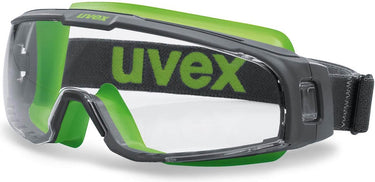 Uvex u-sonic 9308245 veiligheidsbril zwart groen