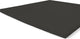 Byrklund katoenen hoeslaken topper - hoeslaken 180x200 - 100% katoen - antraciet