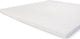 Byrklund katoenen hoeslaken topper - hoeslaken 180x220 - 100% katoen - wit
