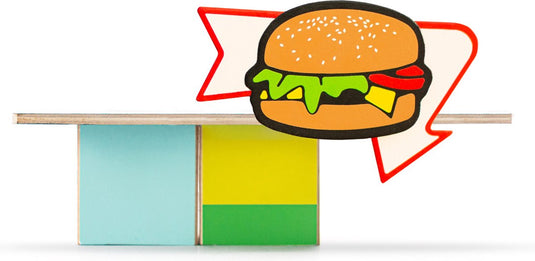 Candylab toys candylab houten die-cast speelgoedauto - burger shack - candycar world