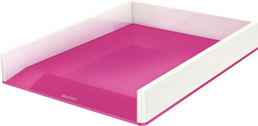 Leitz wow brievenbak - roze wit