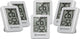 Bresser thermo- en hygrometer - set van 6 - wit - temperatuur en luchtvochtigheid