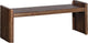 Woood prop bankje - hout - warm bruin - 40x120x45
