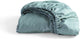 Cinderella - weekend - hoeslaken - 100% katoen - tot 25 cm matrashoogte - 200x210 cm - mineraal groen