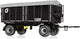 Wiking 077867 kröger twee-assige driezijdige kipwagen hdk 302, model, 1:32, metaal kunststof, vanaf 14 jaar, veel functies, afneembaar dak, zij- en achterkipfunctie, zwart