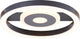 Brilliant maureen - plafondlamp - led 12w - 3000k - zwart