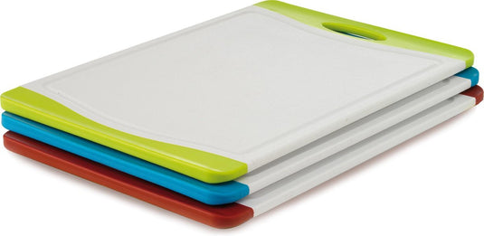 Bk universele snijplank 20x29 cm - 3-delig - met kleuraanduiding - vaatwasserbestendig