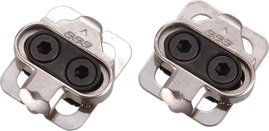 Bbb cycling spd schoenplaatjes - click go - compatibel met alle spd fietsschoenen en pedalen - 4° speling - mtb schoenplaatjes shimano - bpd-01